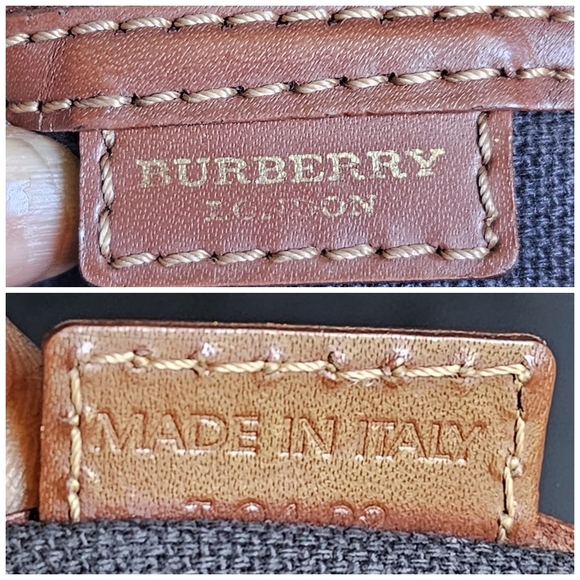 BURBERRY HAYMARKET CHECK BOSTON BAG Vintage - Picture 3 of 12